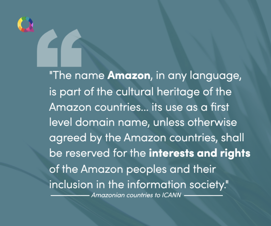 amazon icann statement