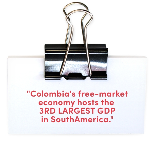 Colombia GDP promotes business opportunities in Colombia